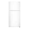 18 CU FT Top Freezer Refrigerator in White